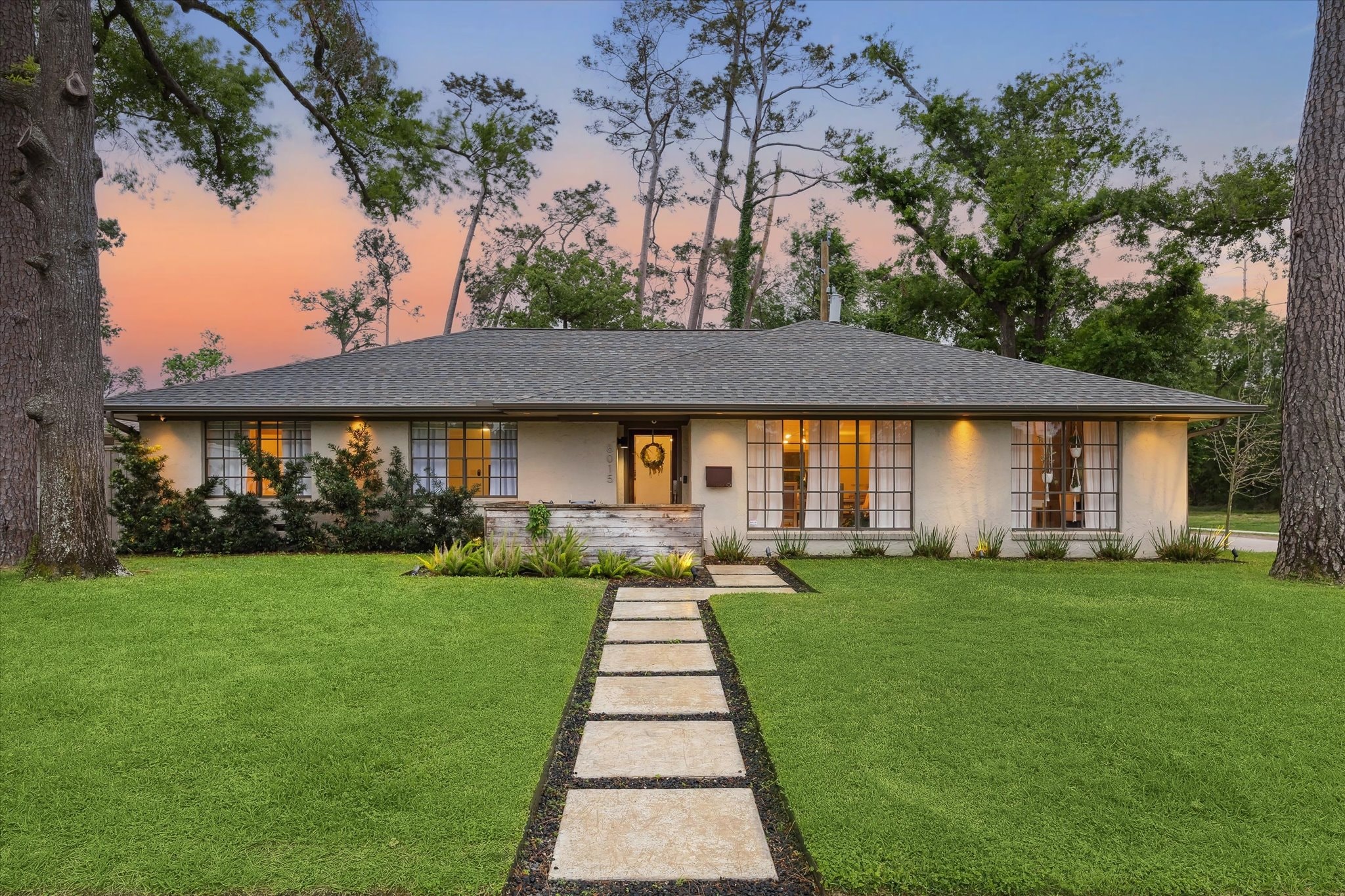 Front of home — wide view