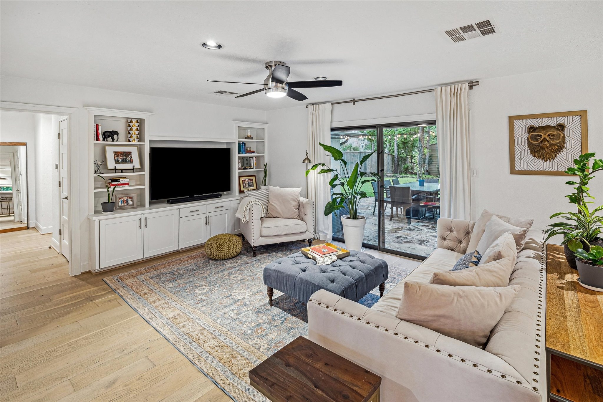 Living room — open plan view